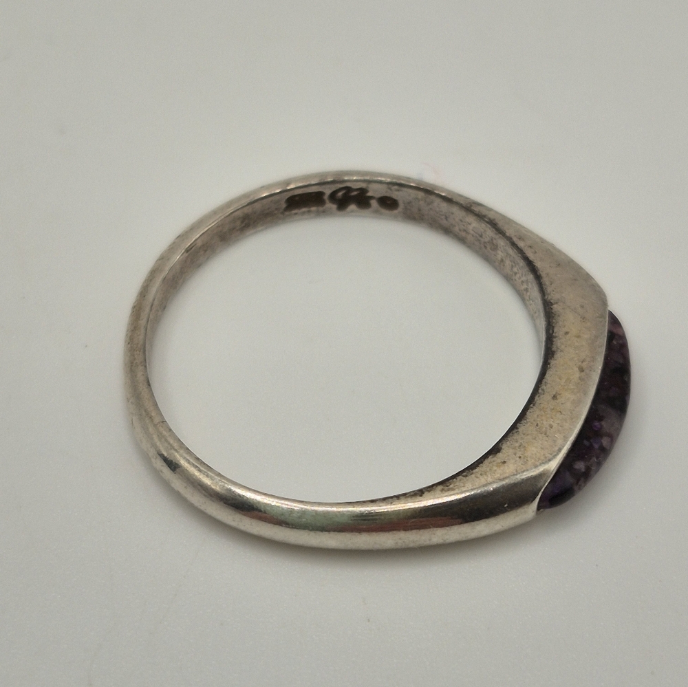 Carolyn POLLACK FANTASTIC PRICE 2 Rings Peridot Sterling & Sterling Stackable. - Picture 6 of 11